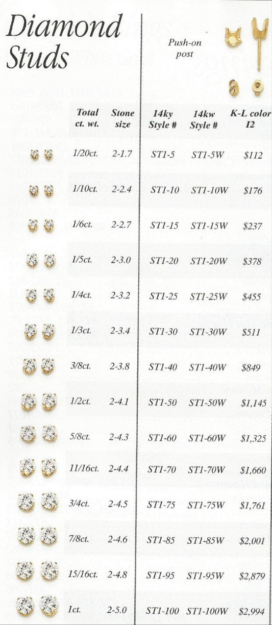 Diamond earrings